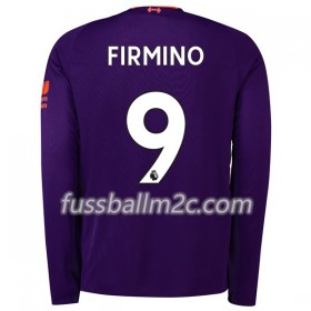 Fußballtrikots Liverpool Firmino 9 Auswärts Trikotsatz 2018-2019 Langarm